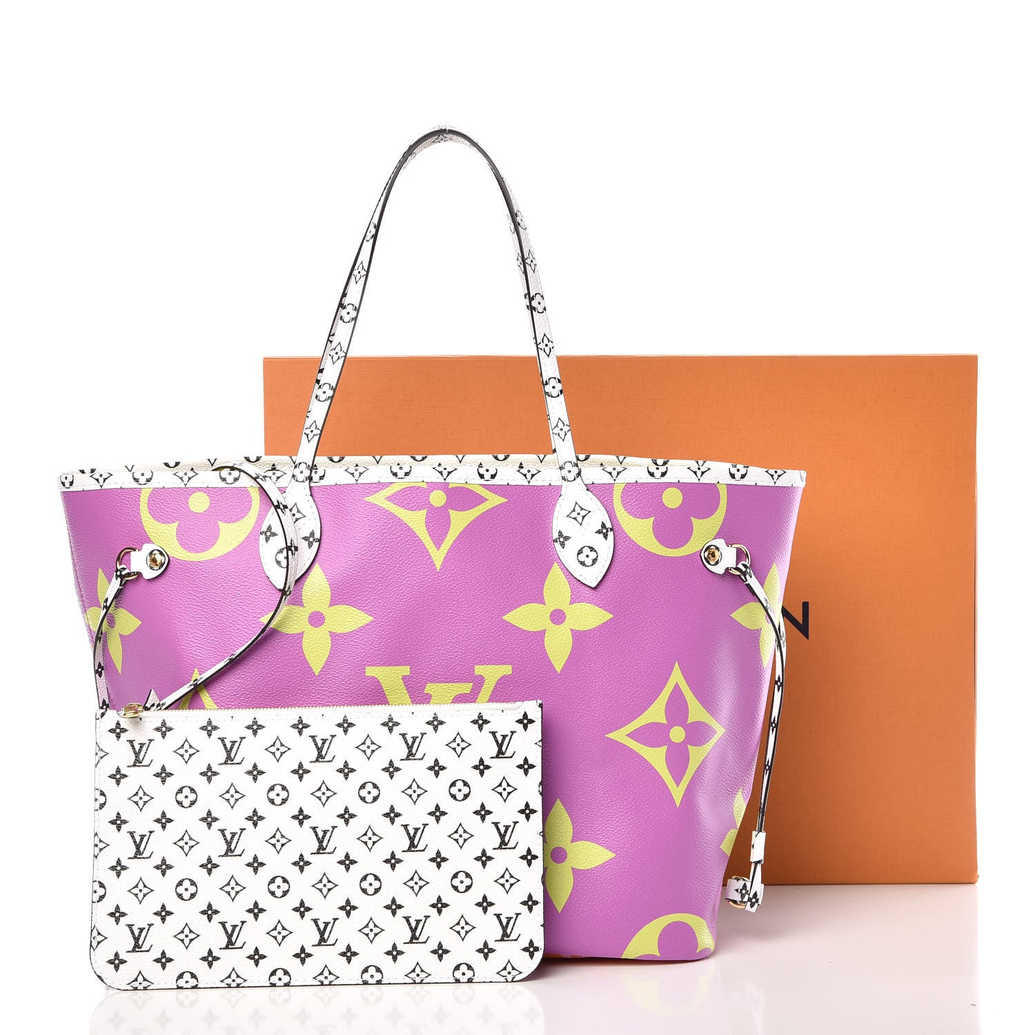 Louis Vuitton Monogram Giant Neverfull MM Pink Lilac 13 of 13