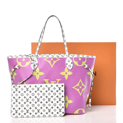 Louis Vuitton Monogram Giant Neverfull MM Pink Lilac 13 of 13