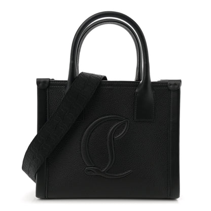 Christian Louboutin Grained Calfskin Mini By My Side Tote Black 1 of 11