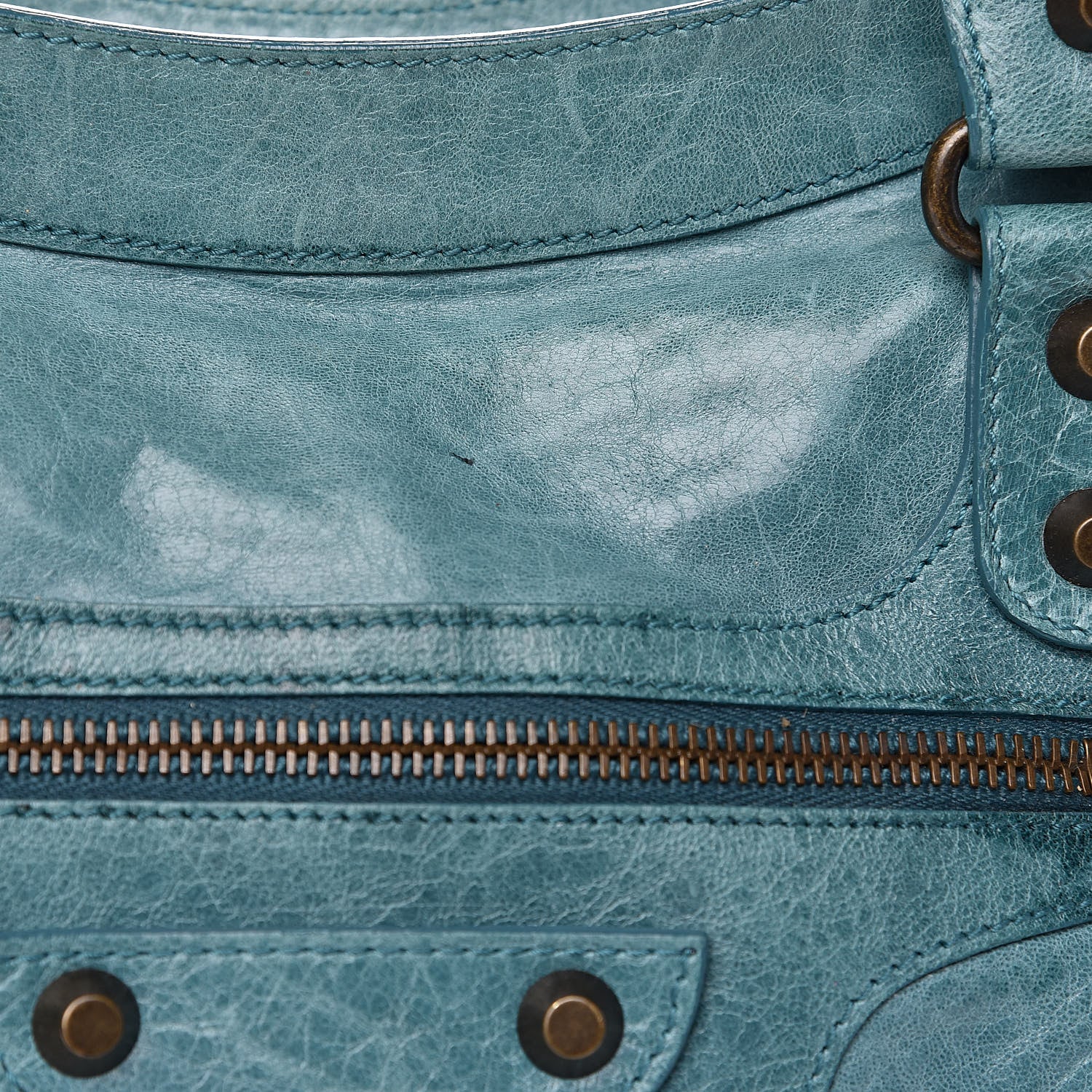 Balenciaga Agneau Classic Hardware City Bleu India 18 of 21