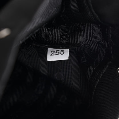 Prada Nylon Vela Mini Crossbody Backpack Black 7 of 10