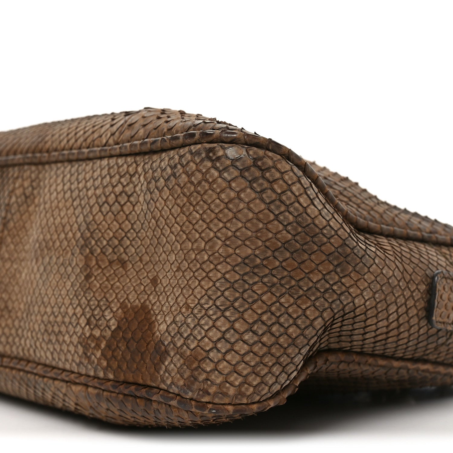 Gucci Snakeskin Small Soho Bowler Brown 9 of 10