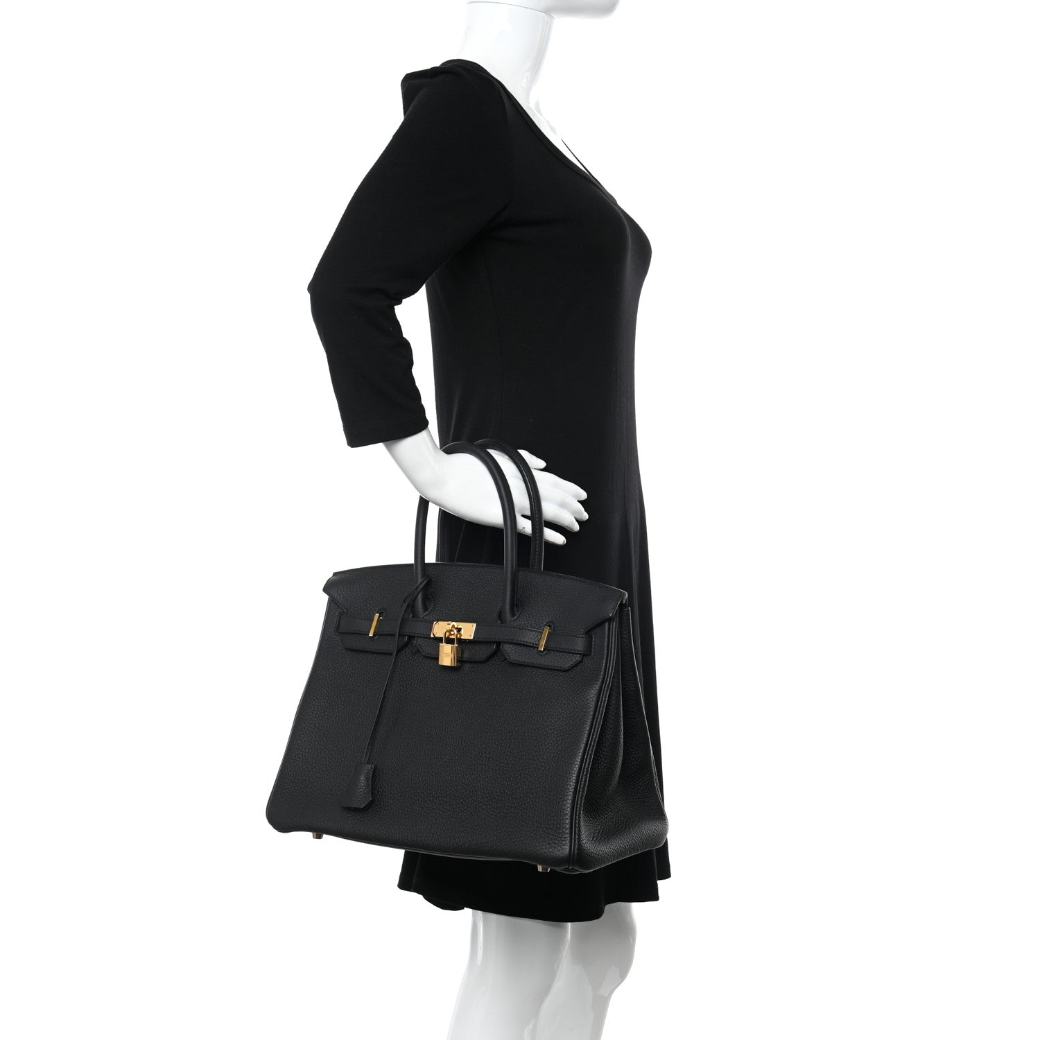 Hermes Togo Birkin 35 Black 2 of 15