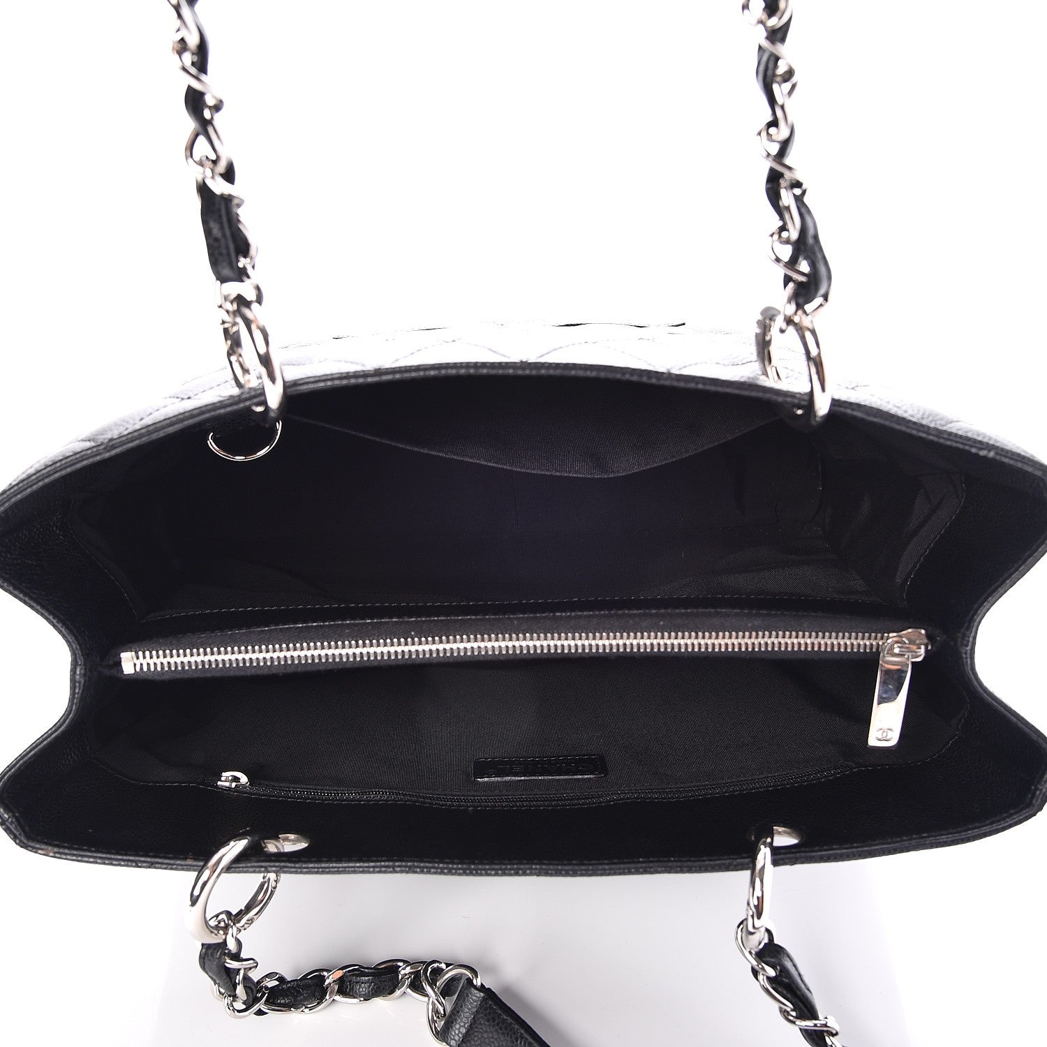 Chanel Caviar Quilted Grand Shopping Tote GST Black 5 of 7
