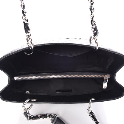 Chanel Caviar Quilted Grand Shopping Tote GST Black 5 of 7