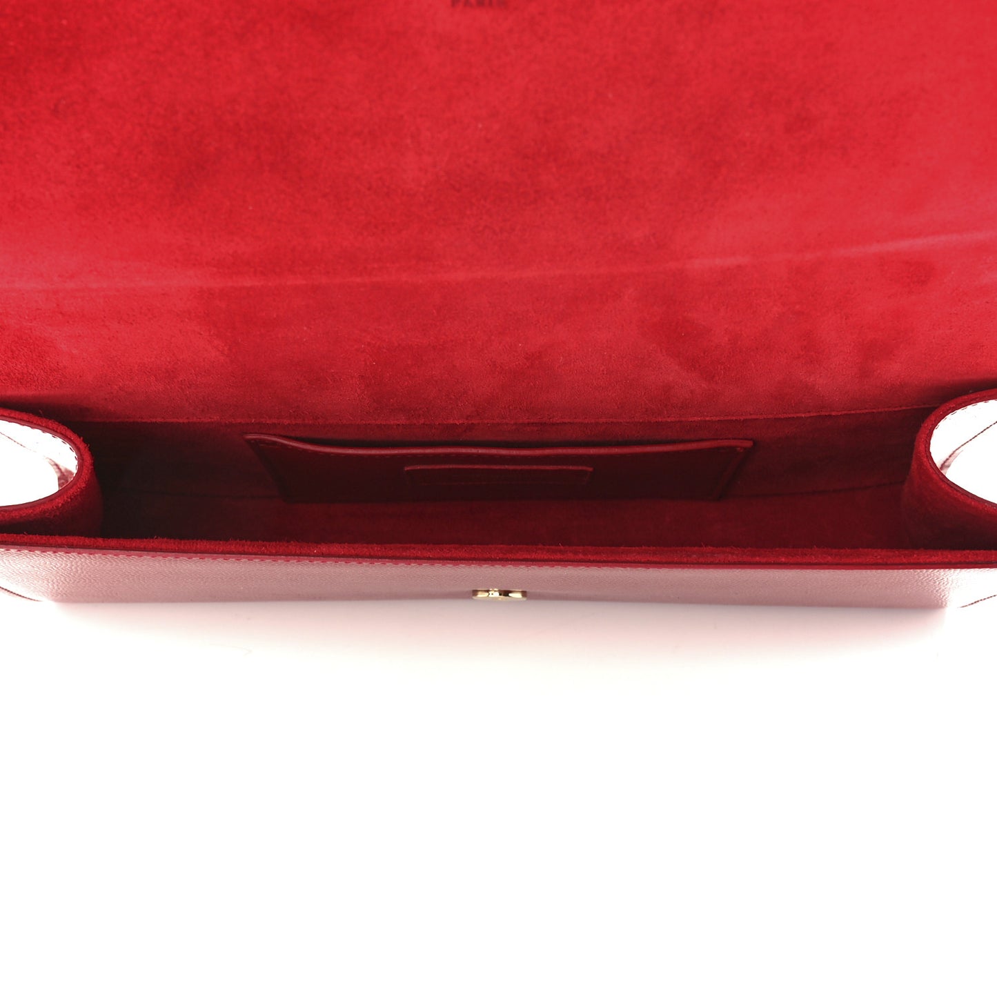 Grain De Poudre Classic Monogram Cassandre Clutch New Red