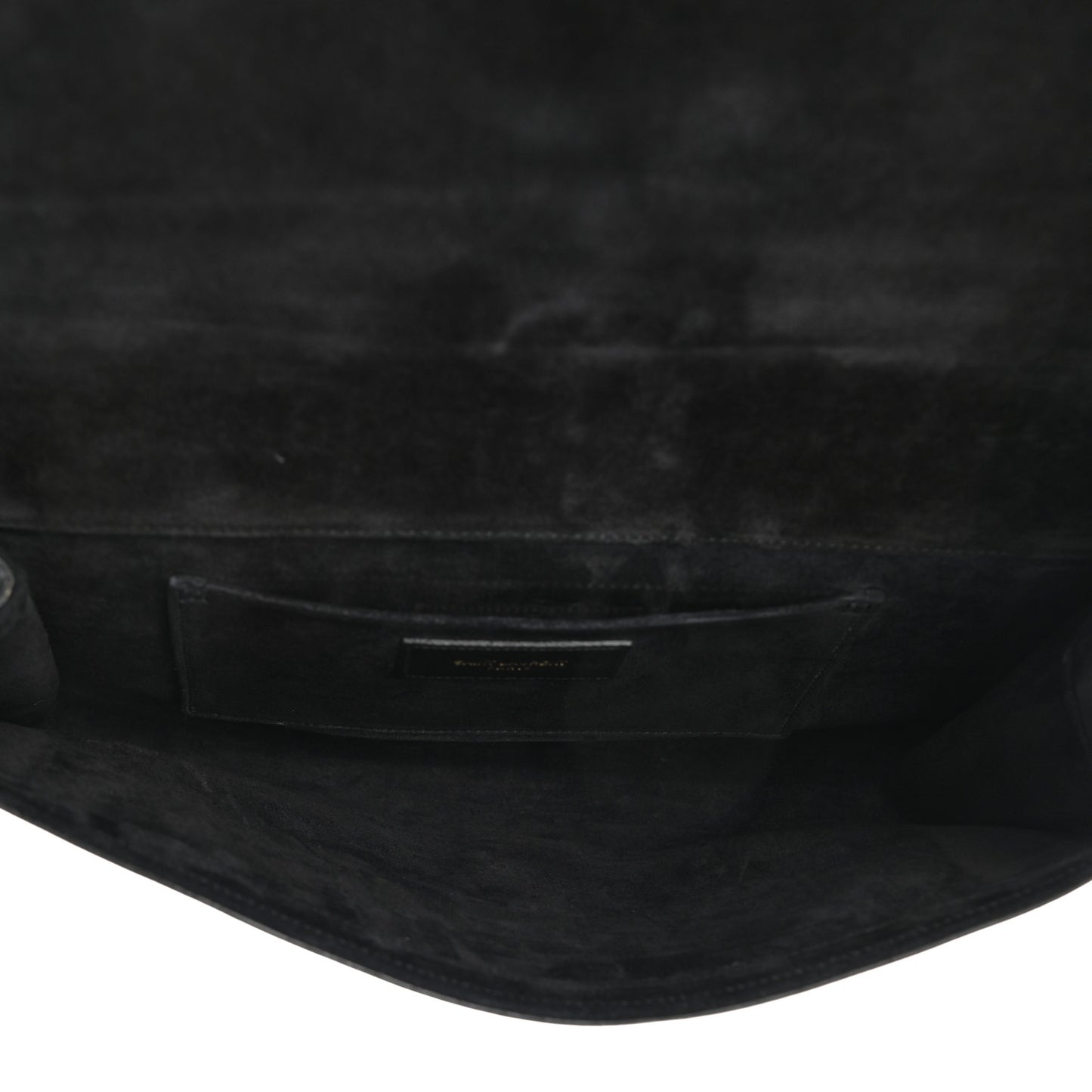 Calfskin Classic Y Ligne Clutch Black