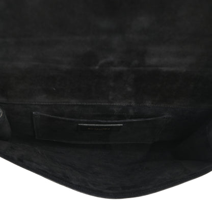 Saint Laurent Calfskin Classic Y Ligne Clutch Black 4 of 10