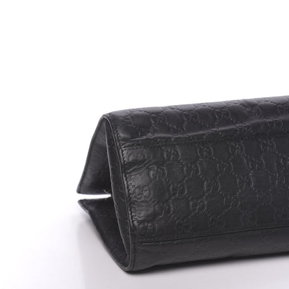 Gucci Guccissima Large Emily Chain Shoulder Bag Black 13 of 14