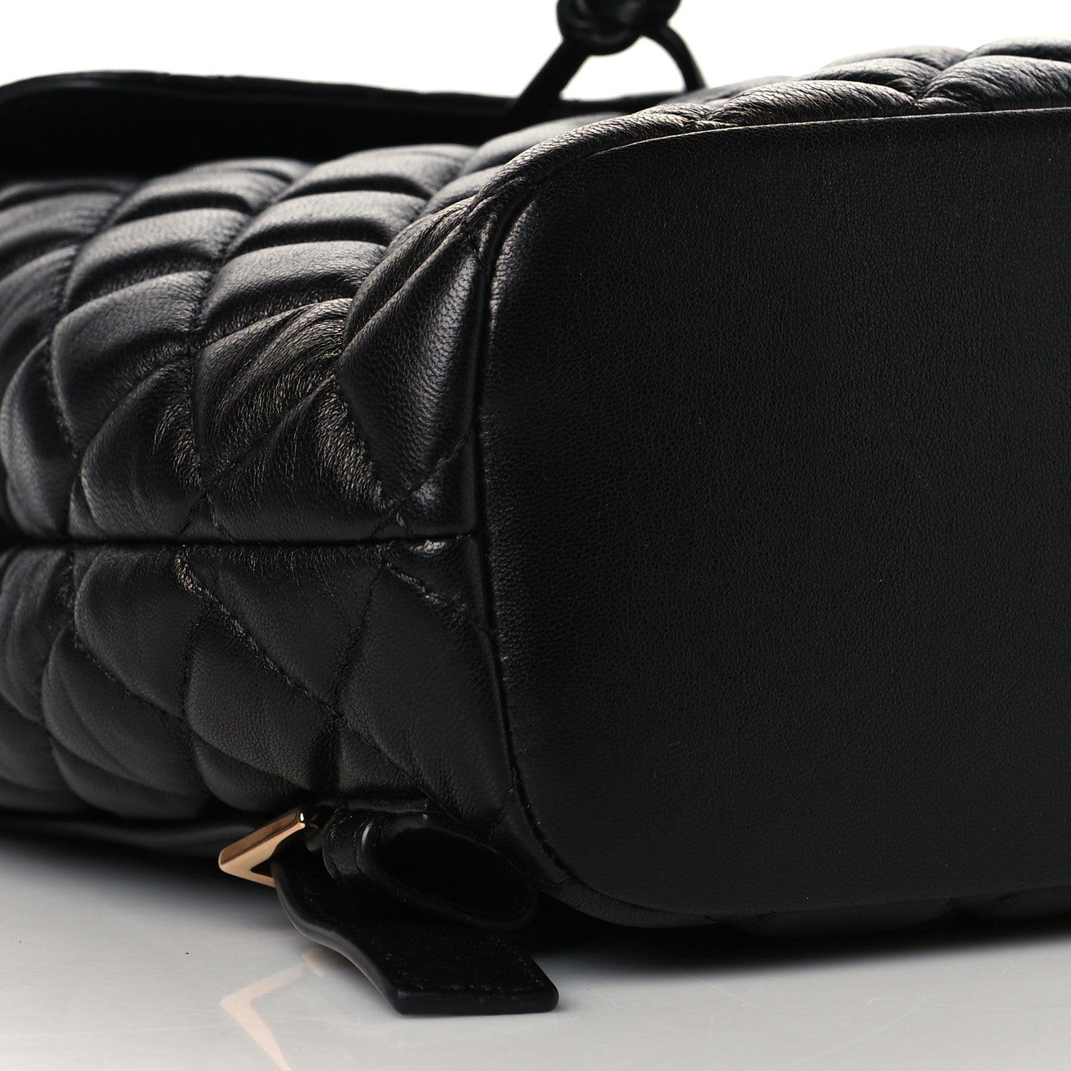 Versace Calfskin Quilted Medusa Backpack Black 9 of 10