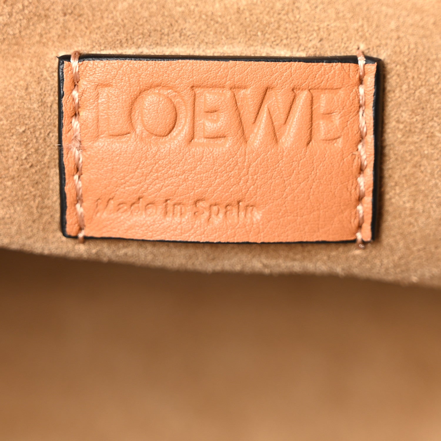 Loewe Calfskin Mini Flamenco Knot Clutch Warm Desert 6 of 9