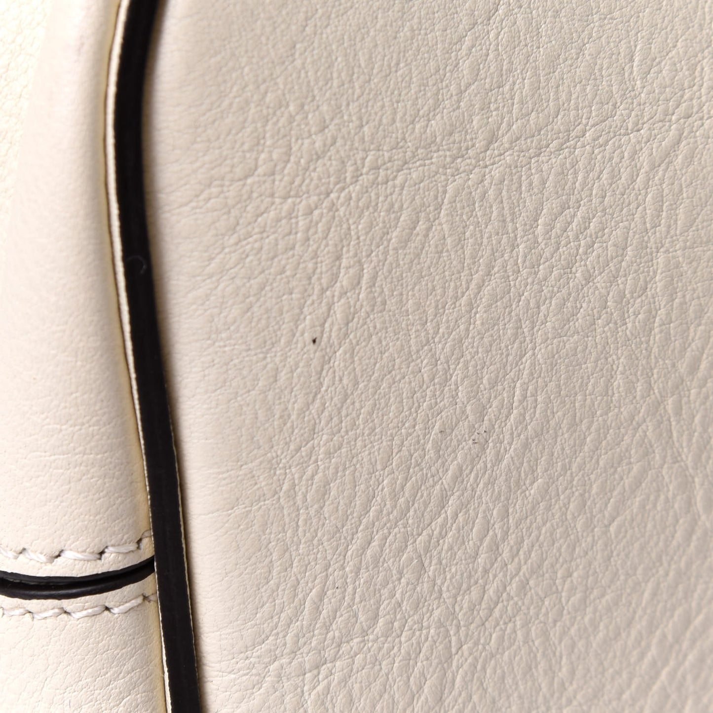 Suede Calfskin Small Faye Backpack Off White