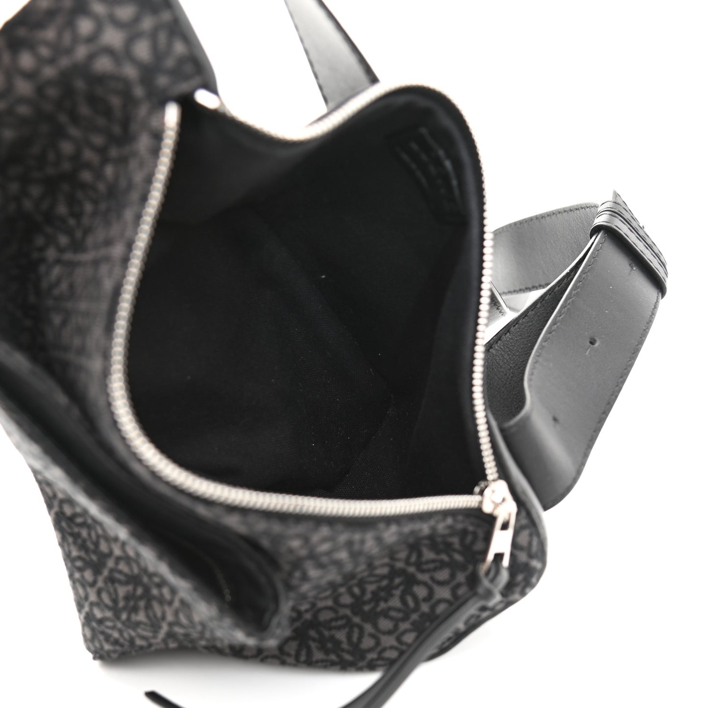 Jacquard Anagram Calfskin Anton Sling Anthracite Black