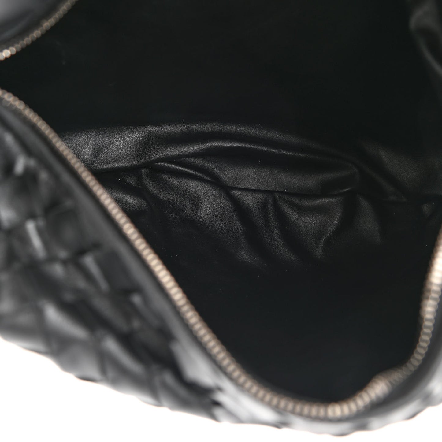 Nappa Intrecciato Teen Jodie Hobo Black