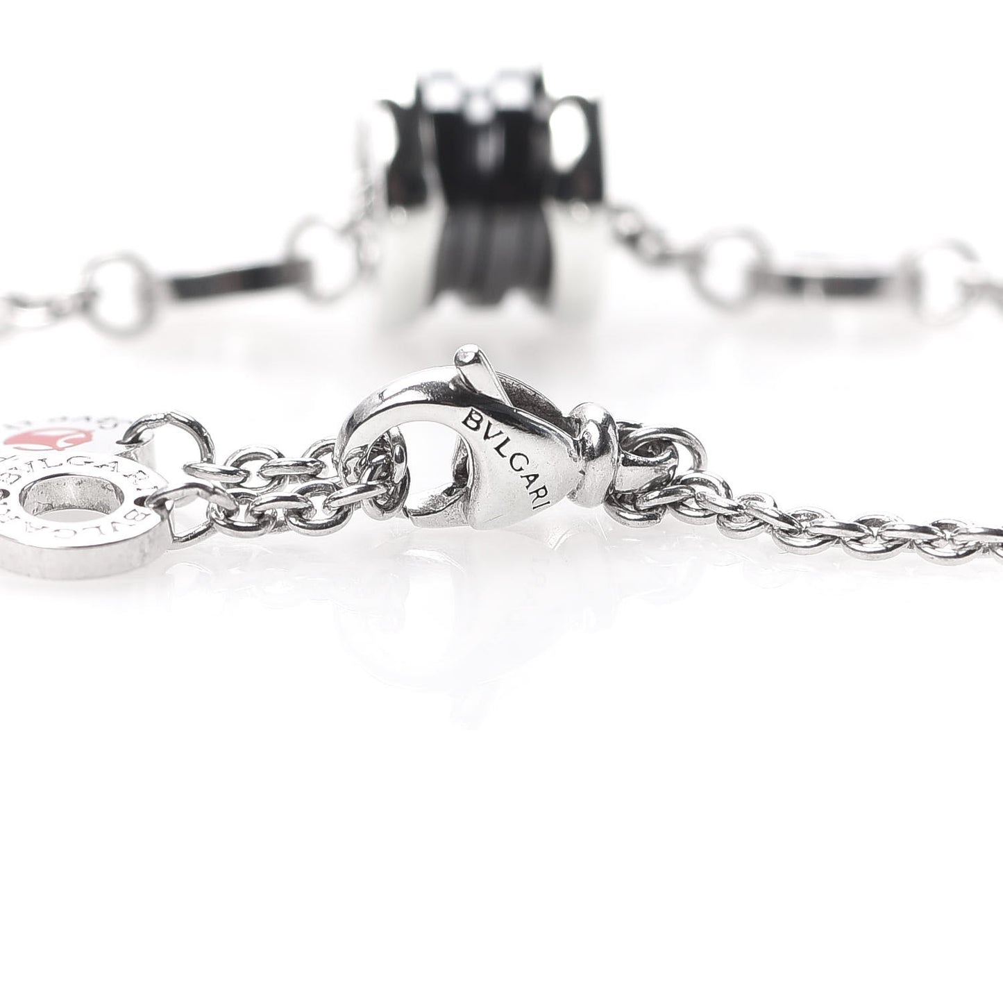 Sterling Silver Black Ceramic Save the Children Bracelet ML