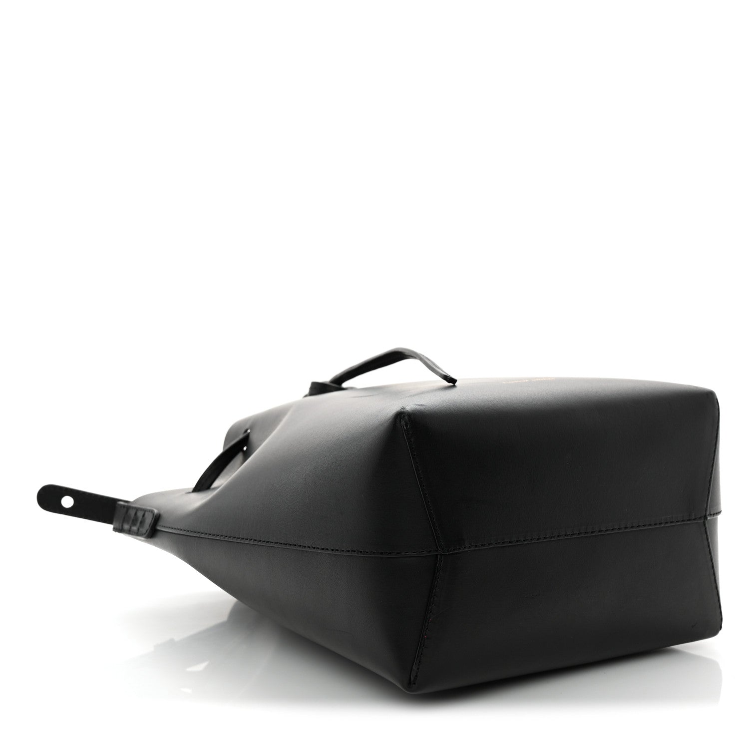Mansur Gavriel Calfskin Mini Bucket Bag Black Flamma 4 of 13