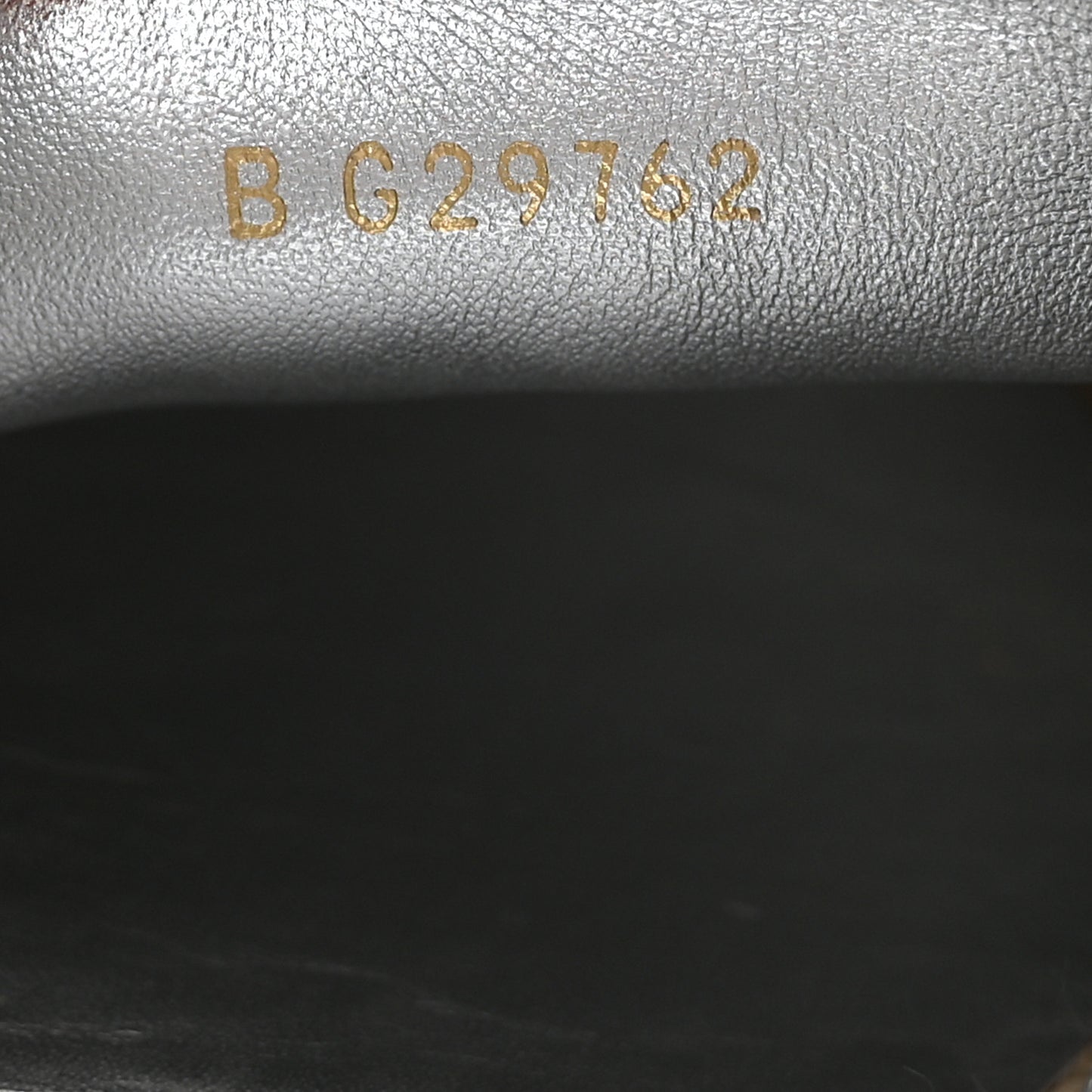 Laminated Goatskin CC Espadrilles 39 Silver