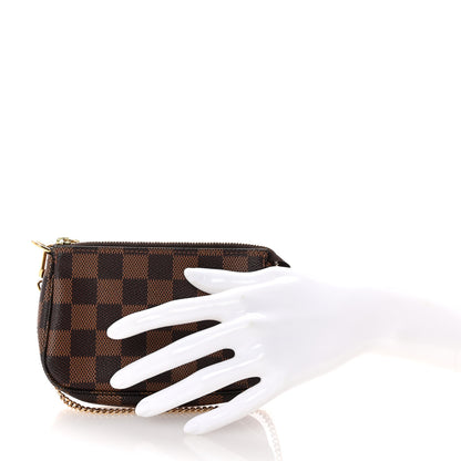 Louis Vuitton Damier Ebene Mini Pochette Accessories 2 of 6