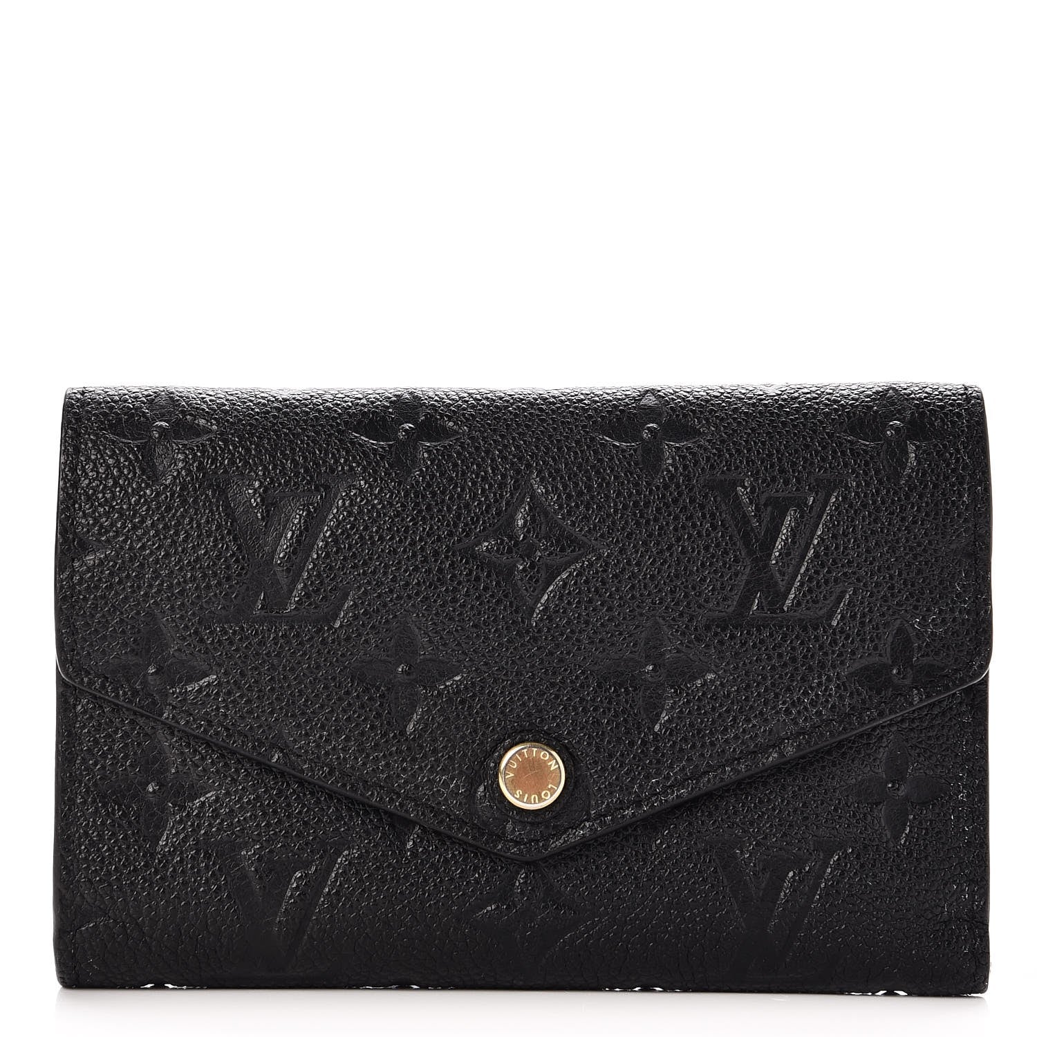Louis Vuitton Empreinte Compact Curieuse Wallet Black 1 of 7