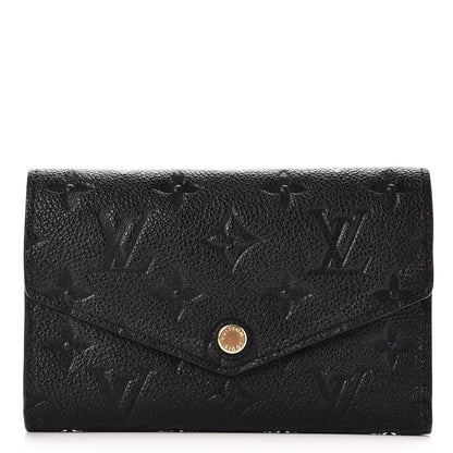 Louis Vuitton Empreinte Compact Curieuse Wallet Black 1 of 7
