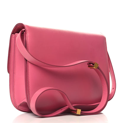 Celine Smooth Calfskin Medium Classic Box Flap Bag Pink 2 of 12