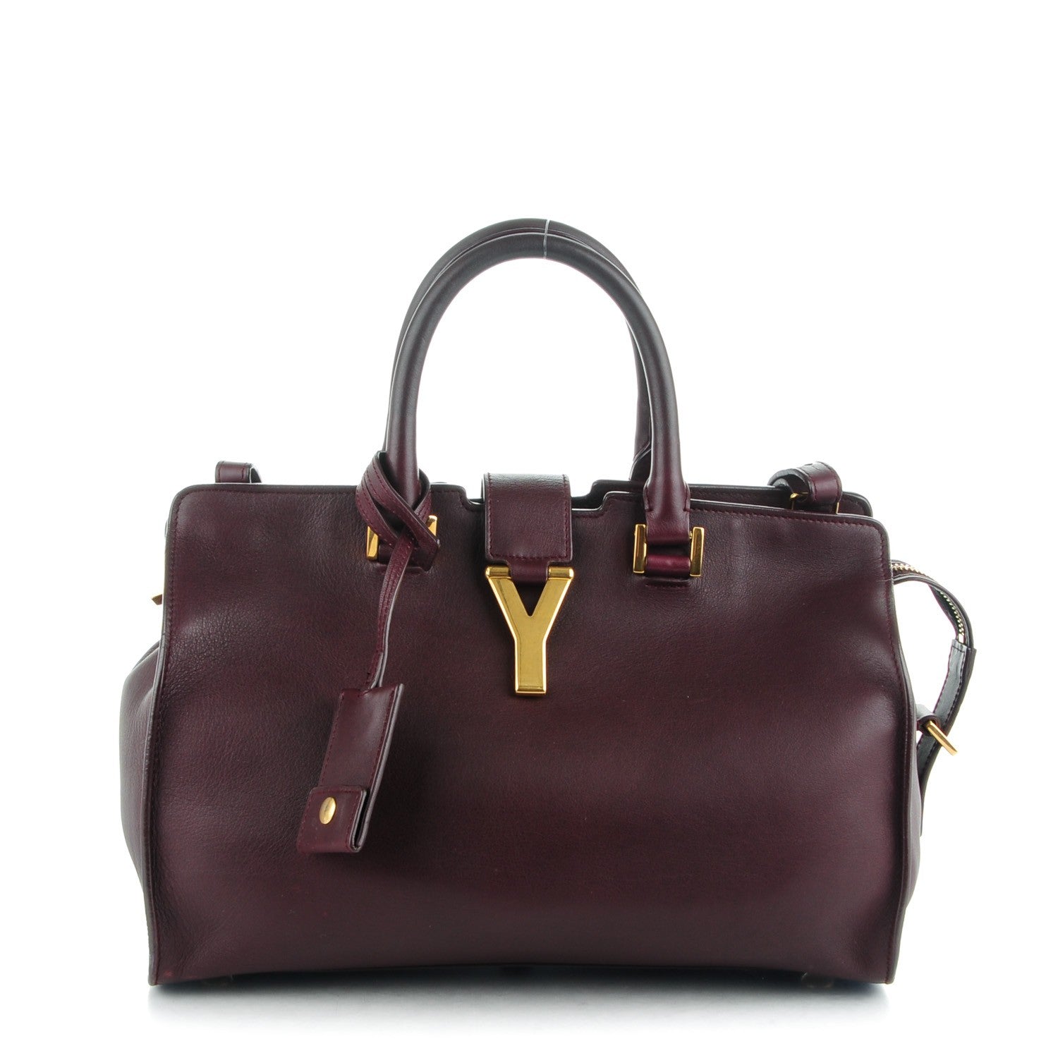 Saint Laurent Calfskin Small Classic Y Cabas Bordeaux 1 of 7