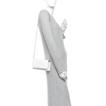 Christian Louboutin Patent Calfskin By My Side Wallet On Chain White 2 of 11