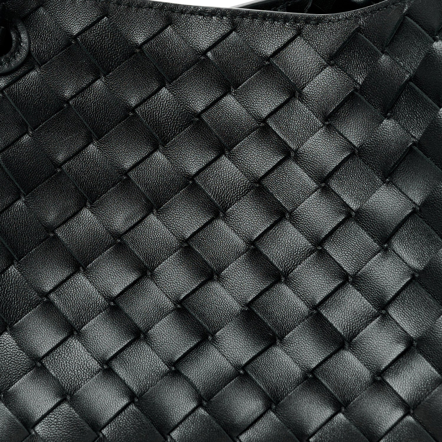 Bottega Veneta Nappa Intrecciato Small Parachute Shoulder Bag Black 7 of 9