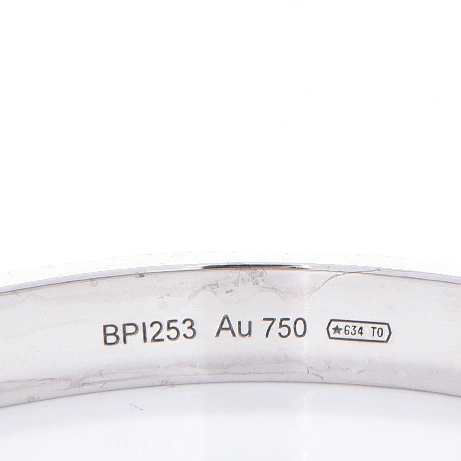 Cartier 18K White Gold LOVE Bracelet 17 4 of 8