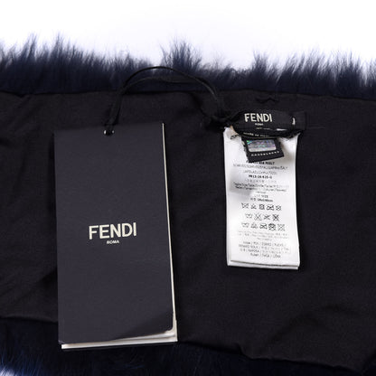 Fendi Fox Fur Stole Lapis Lazuli Multicolor 3 of 3