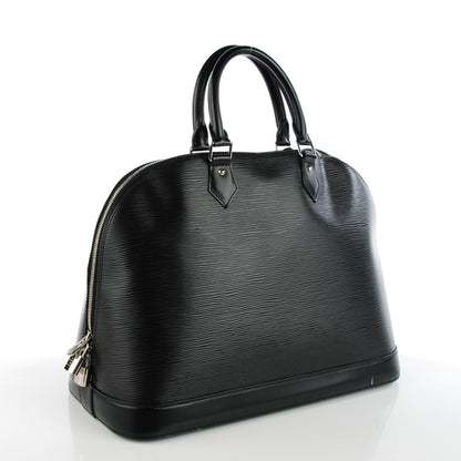Louis Vuitton Epi Alma GM Black 3 of 8