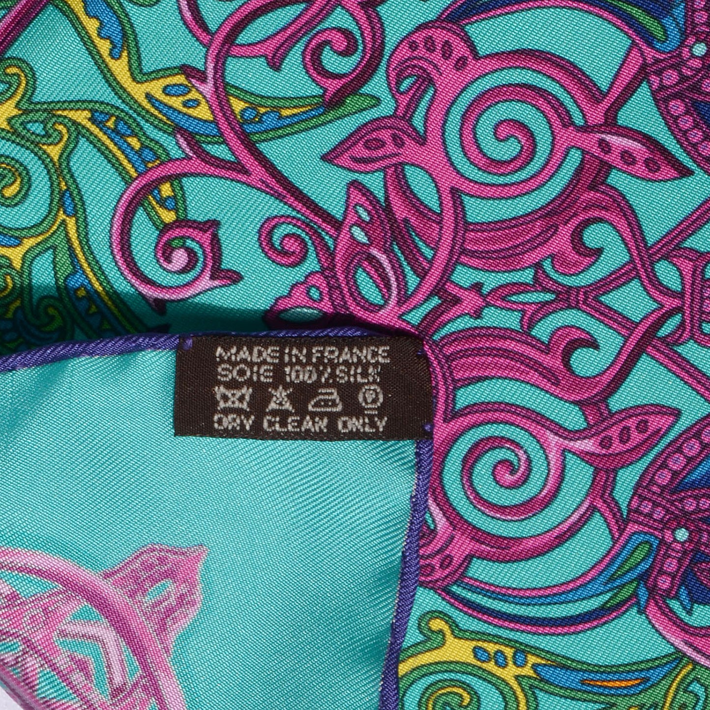 Silk La Charmante Aux Animaux Pocket Square