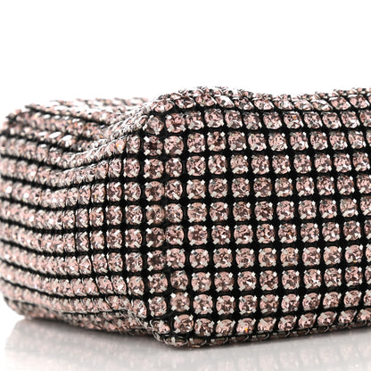 Alexander Wang Mesh Crystal Rhinestone Mini Heiress Pouch Pink 8 of 8