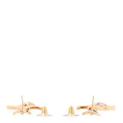 Chanel Metal CC Arrow Stud Earrings Gold 3 of 5