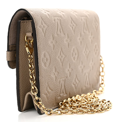 Louis Vuitton Empreinte Vavin Chain Wallet Tourterelle 3 of 10