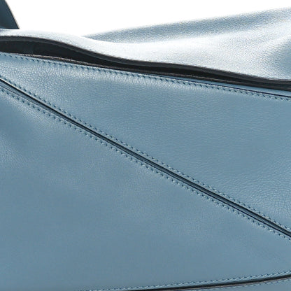 Loewe Calfskin Small Puzzle Bag Stone Blue 8 of 10
