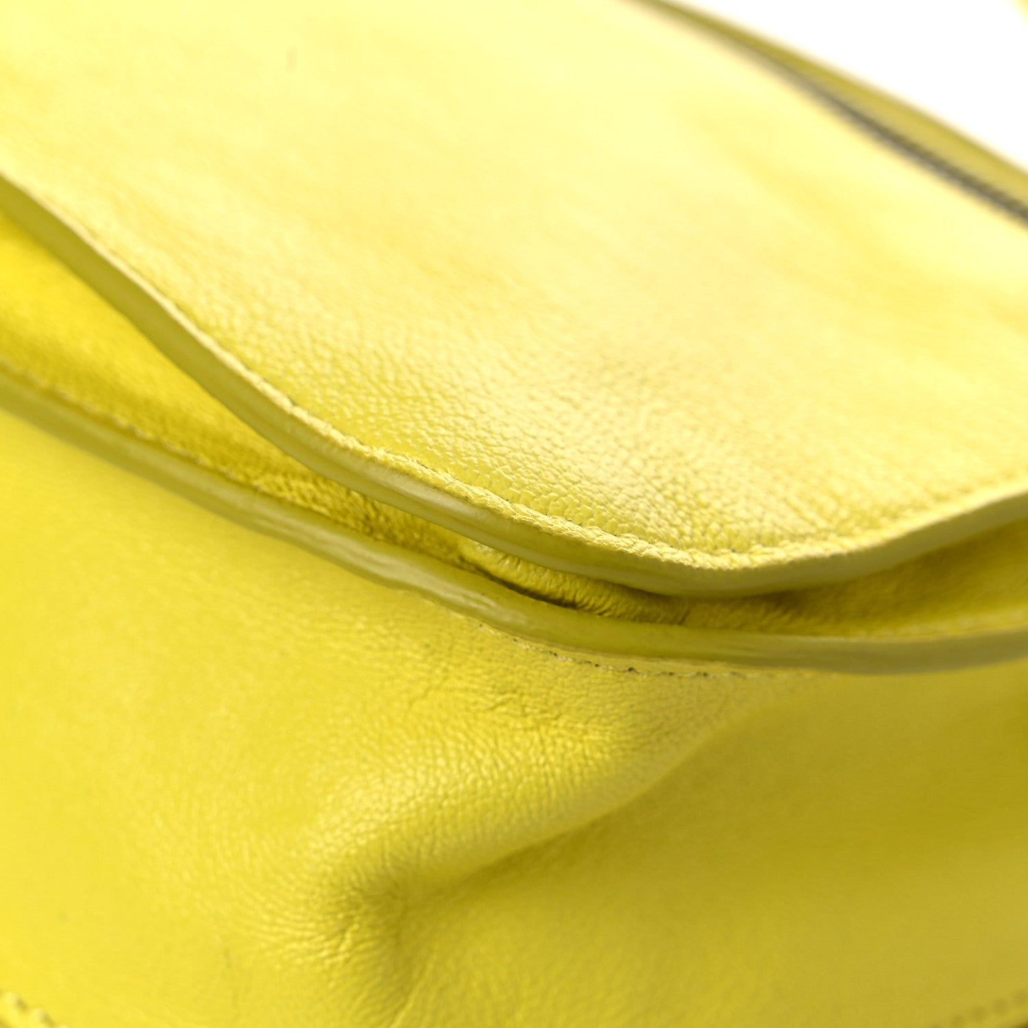 Proenza Schouler Lambskin PS1 Pouch Messenger Lemon 8 of 20