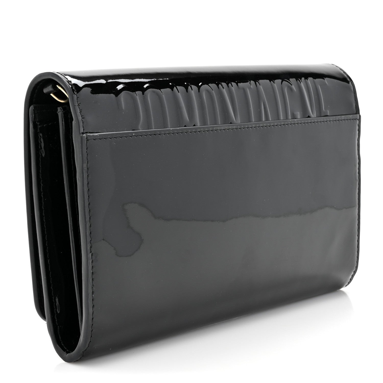 Christian Dior Patent 30 Montaigne Pouch Black 3 of 12