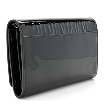 Christian Dior Patent 30 Montaigne Pouch Black 3 of 12