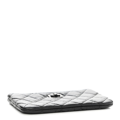 Chanel Aged Calfskin Quilted Small Reissue Cosmetic Case So Black 4 of 7