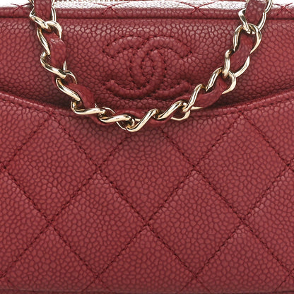 Chanel Caviar Quilted Mini Coco Tassel Camera Case Burgundy 8 of 10