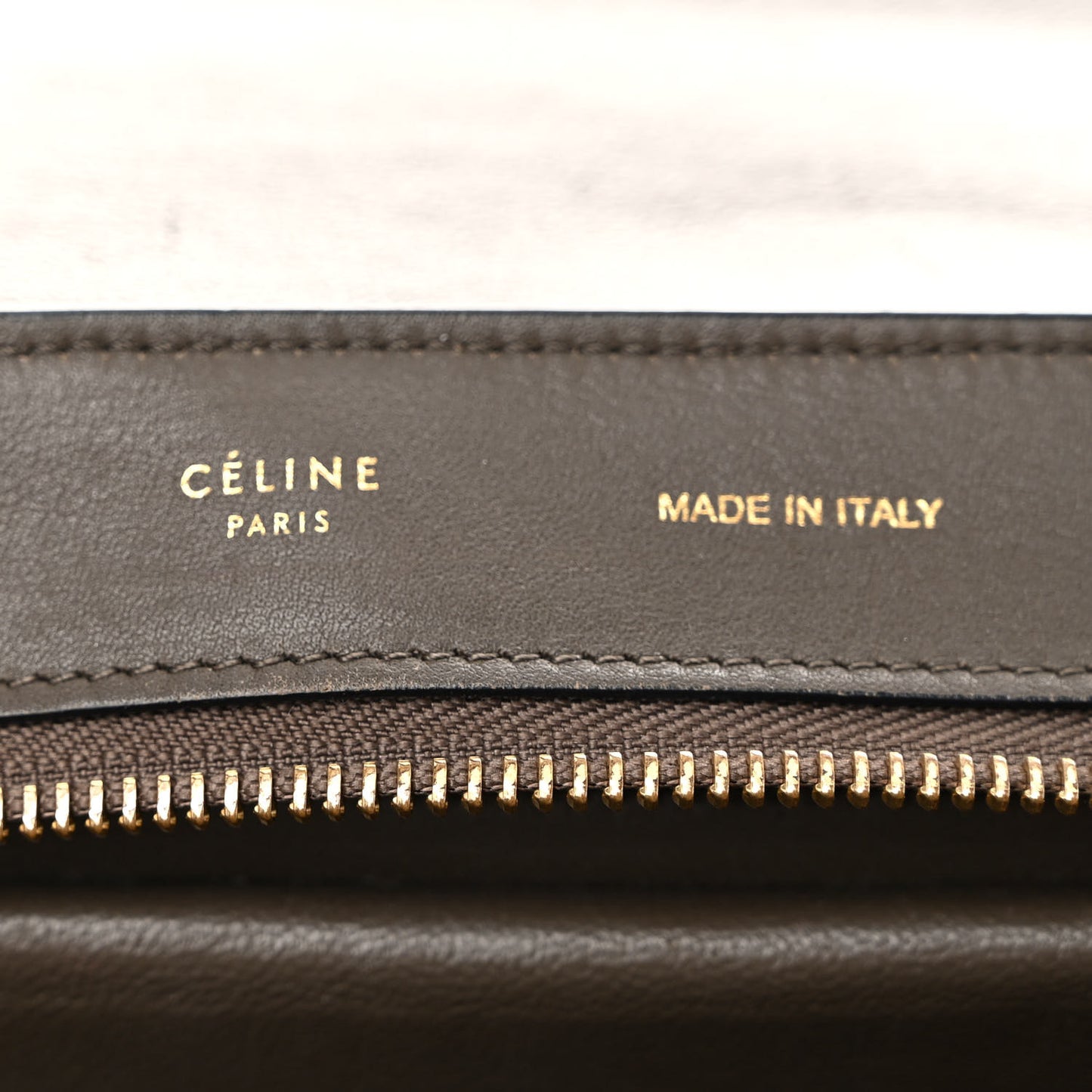 Crocodile Embossed Calfskin Suede Medium Trapeze Taupe