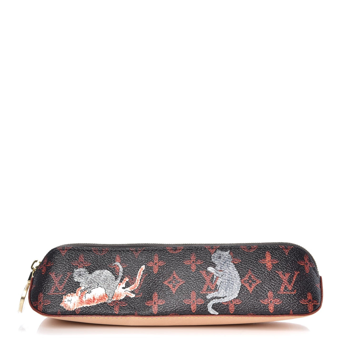 Catogram Elizabeth Pouch Orange Marron