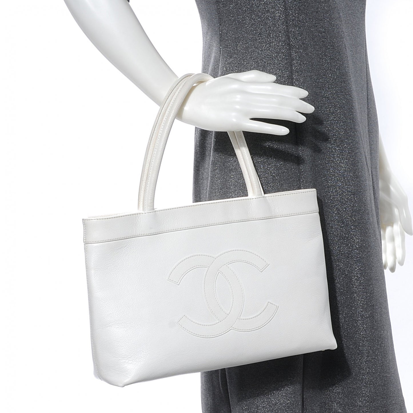 Caviar Tote White