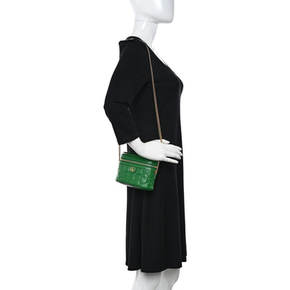 Gucci Calfskin GG Matelasse Mini Top Handle Bag Spring Green 2 of 10