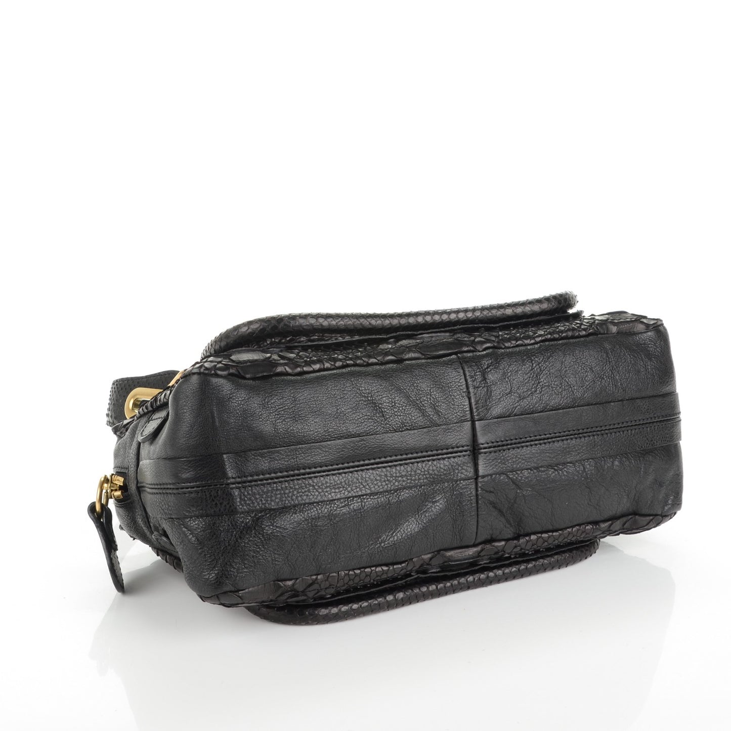 Python Calfskin East West Paraty Black