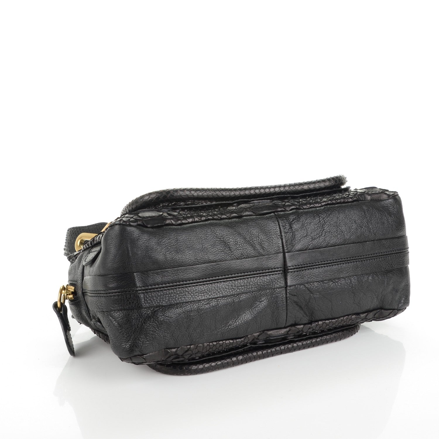 Chloe Python Calfskin East West Paraty Black 4 of 8