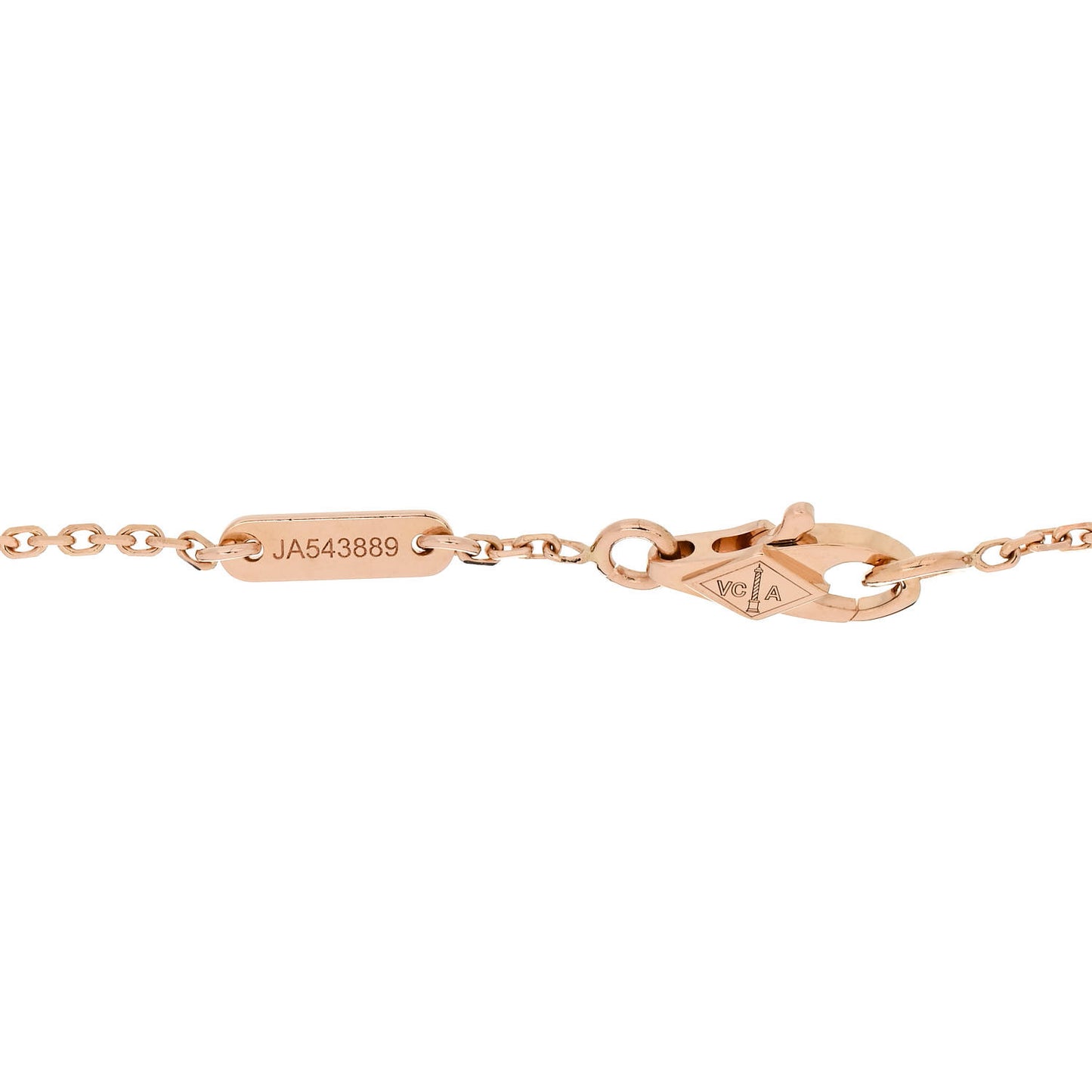 18K Rose Gold Carnelian Sweet Alhambra Bracelet