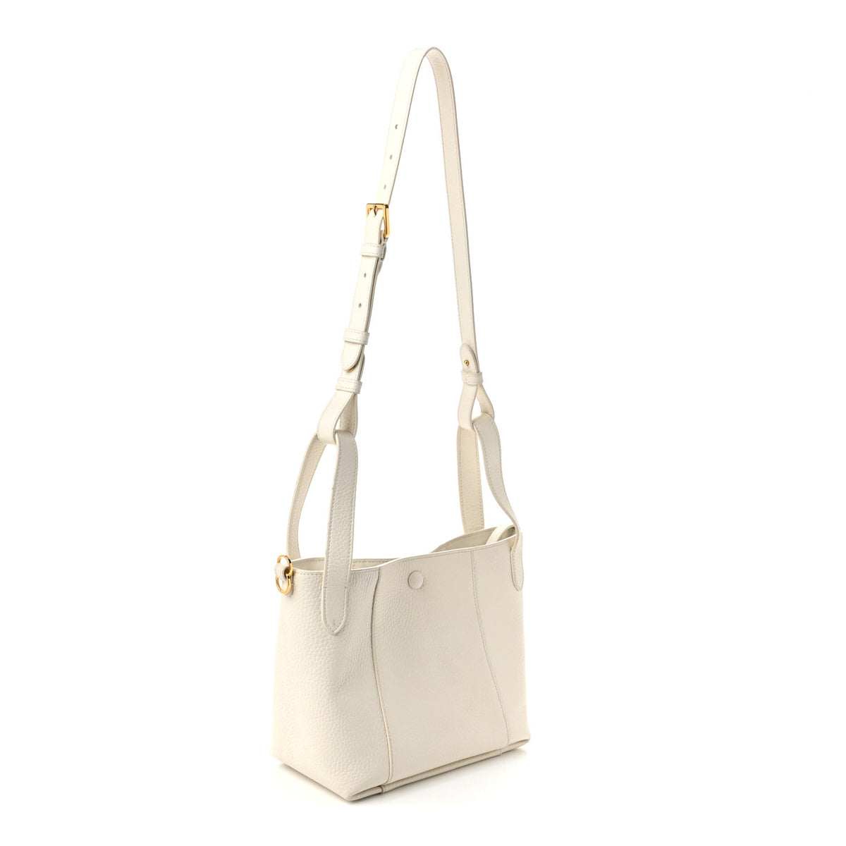 Christian Dior Calfskin Medium Signature Bucket Bag Latte 3 of 12