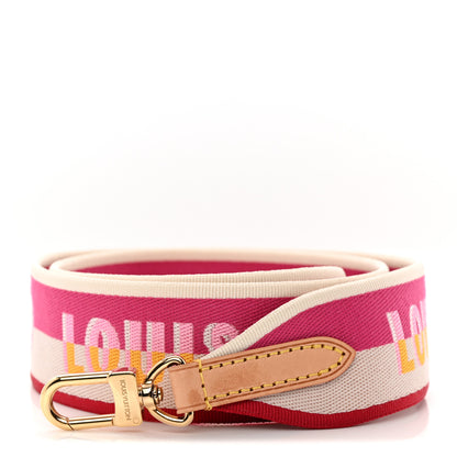 Louis Vuitton Jacquard Speedy Bandouliere 20 Shoulder Strap Fuchsia 1 of 4
